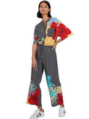 The Kit Issa Jumpsuit in Gingham Camellia